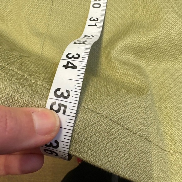 Vintage quilted sage green size Medium pea coat w/ pockets peterpan collar - Picture 8 of 8